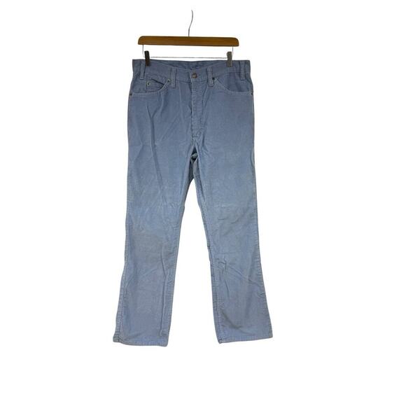 Vintage LEVIS SF 207 Mens SZ 34 X 31 Blue Corduroy Straight Pants - Picture 2 of 10